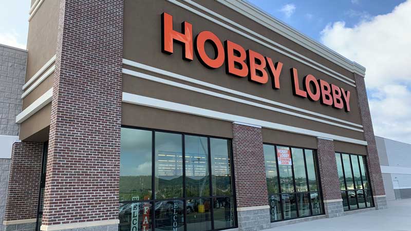 Hobby lobby building- business values