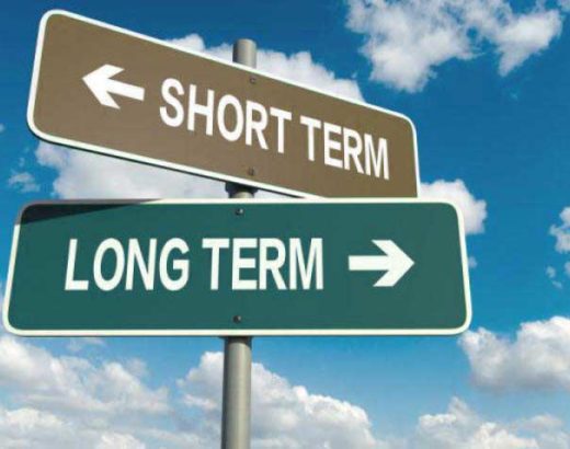 Short and long term goal