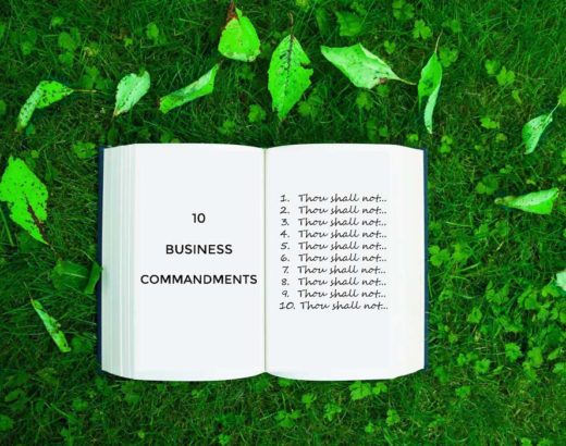 10 commandments of business
