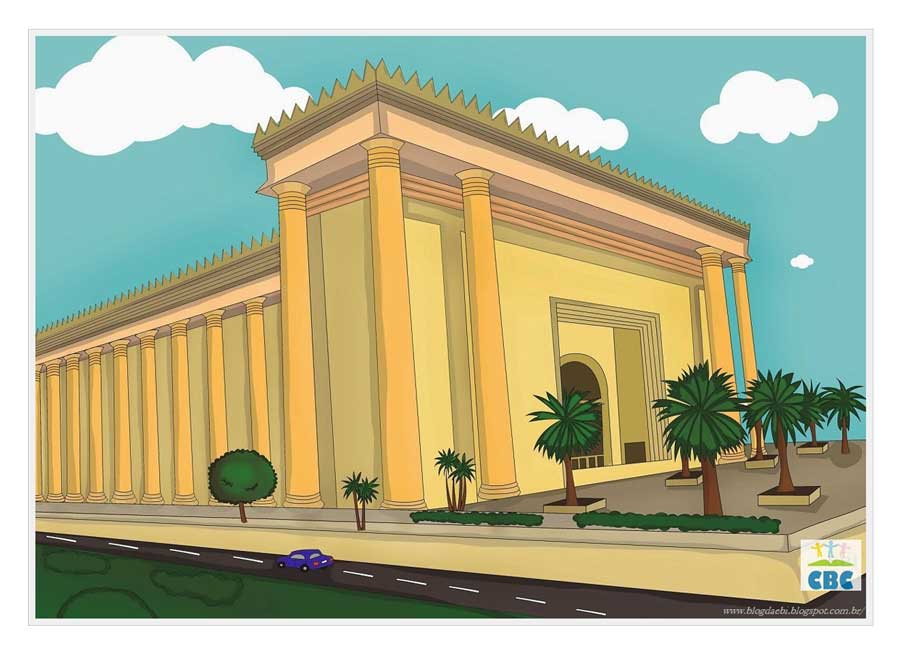 CBC drawing of Temple of Solomon 