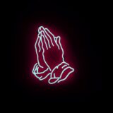 cartoon image of hands praying like