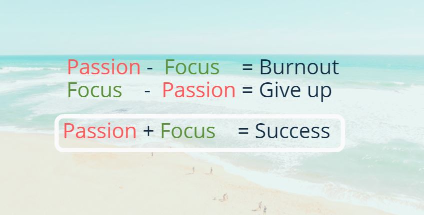 Image of passion and focus as Reasons why entrepreneurs fail